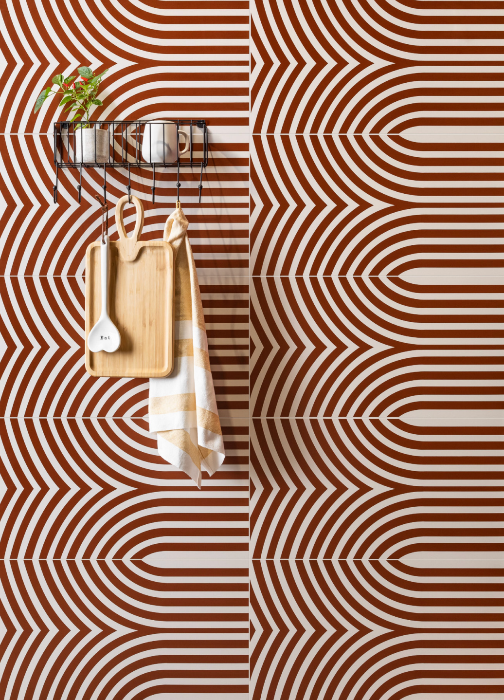 Elipse Cotto Beige Art Deco 13x24 - SOGNARE COLLECTION
