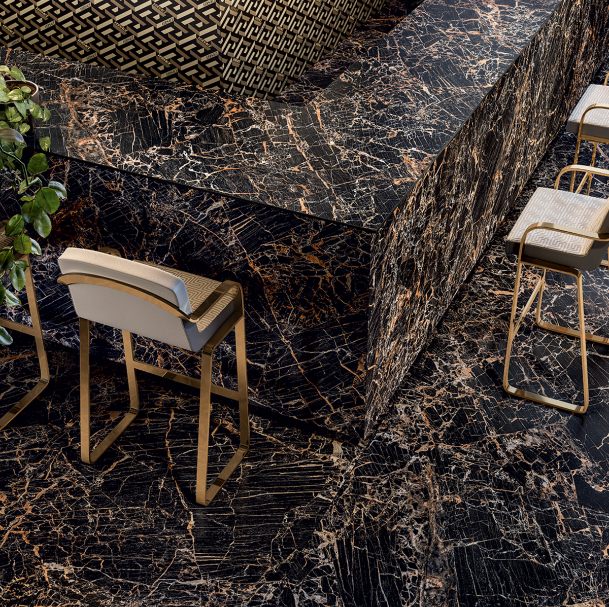 BLACK & GOLD - VERSACE CERAMICS
