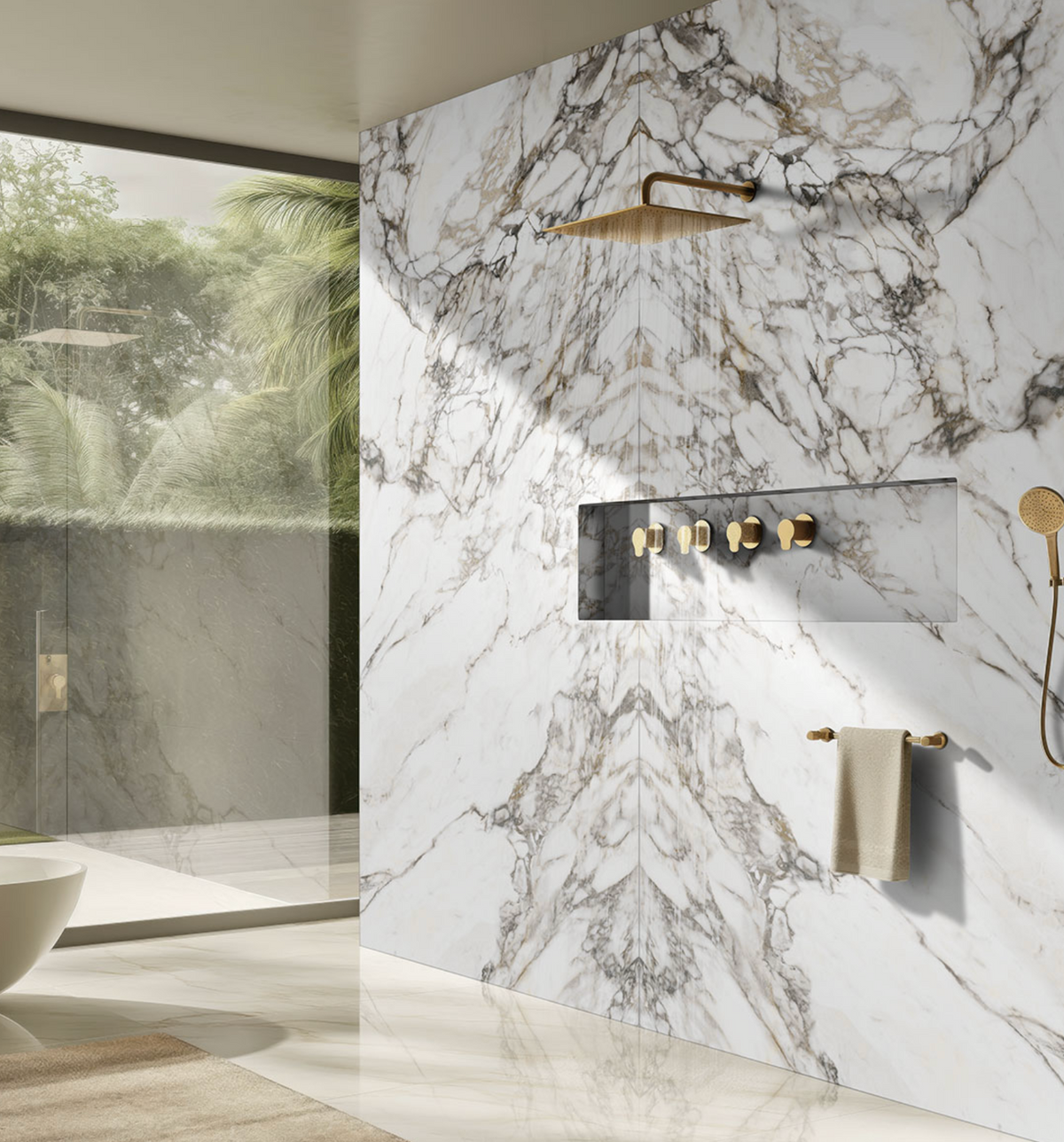 Arabascato Visio 63" x 126" - 12MM Large Format Porcelain Countertop (CALL US FOR SPECIAL PRICING)