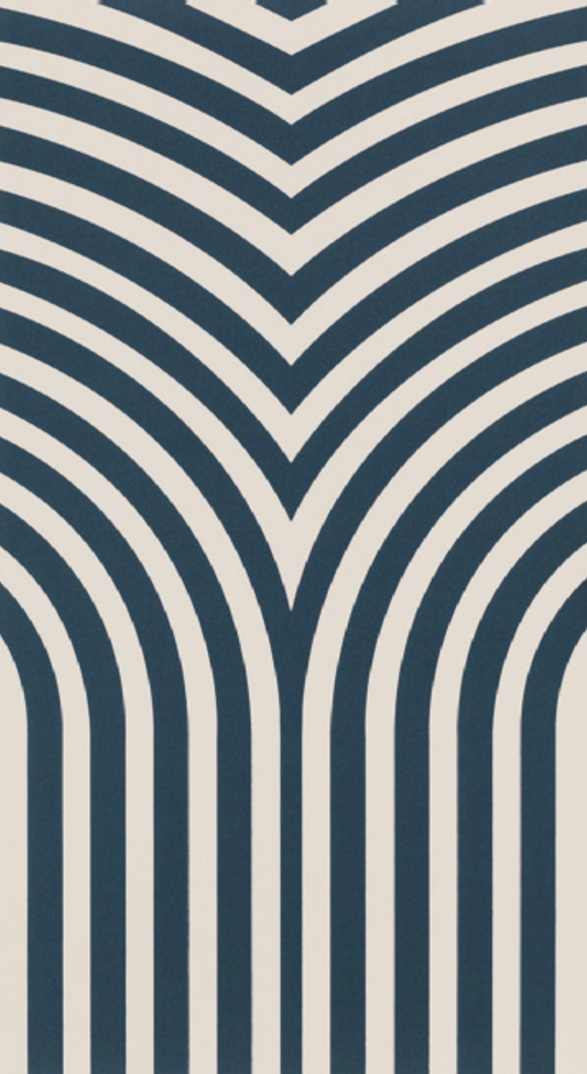 Elipse Azul Art Deco 13x24 - SOGNARE COLLECTION