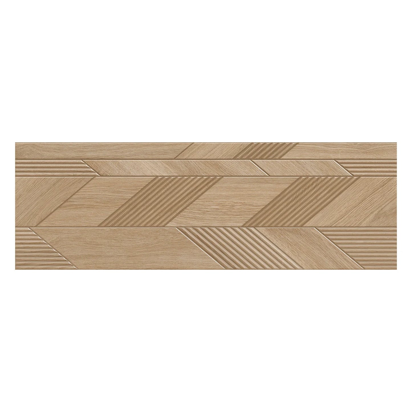 Sognare Dark Oak Chevron 12'' x 36''