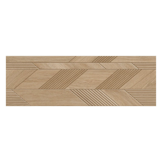 Sognare Dark Oak Chevron 12'' x 36''
