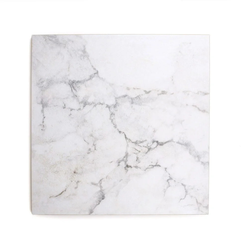 Sognare Parisian Chequer Blanche 12'' x 12''