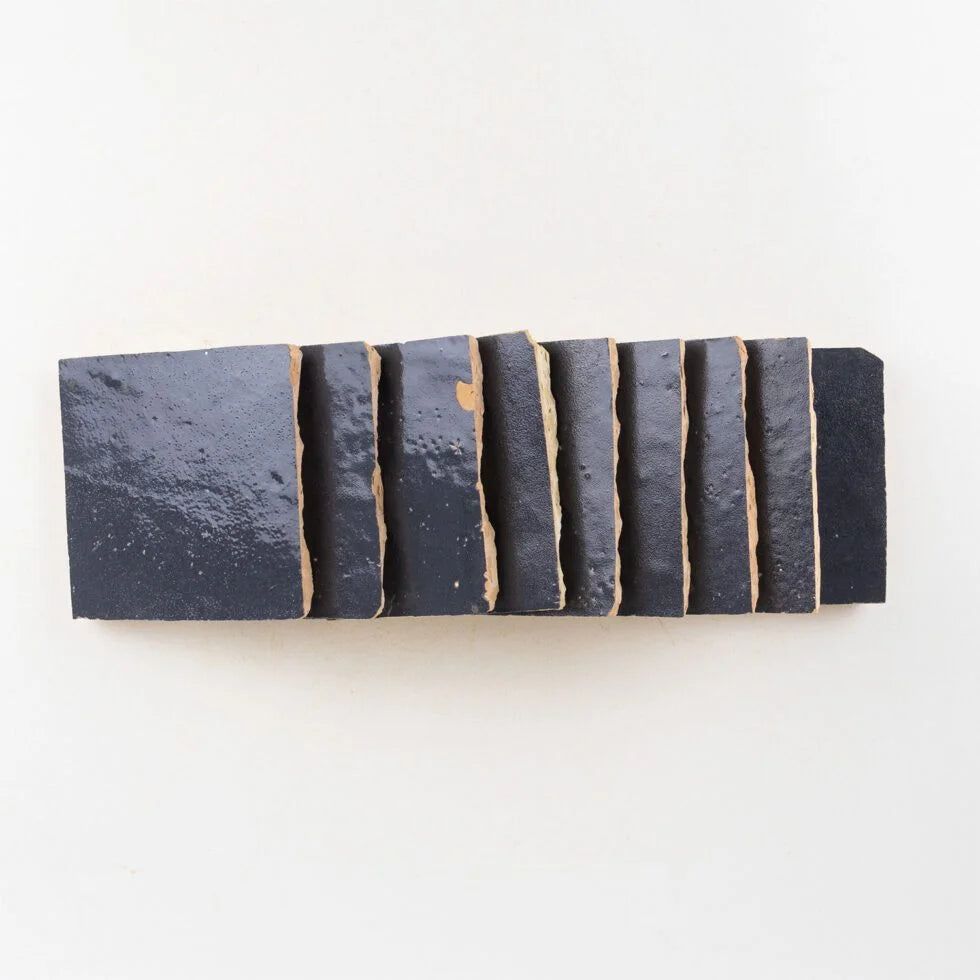 Zellige Bespoken 4'' x 4'' Indigo Mist