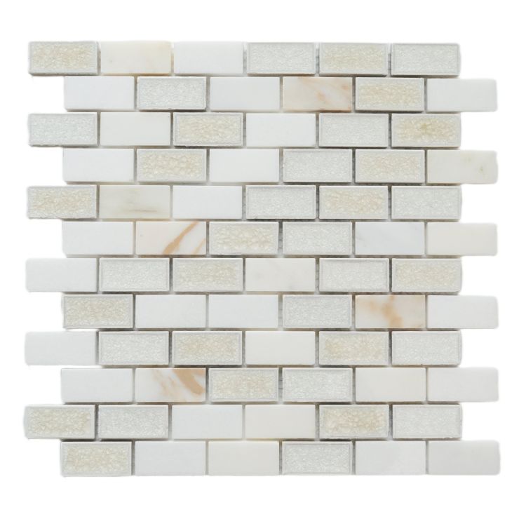Swiss Calacatta Brick 11.75'' x 11.75''