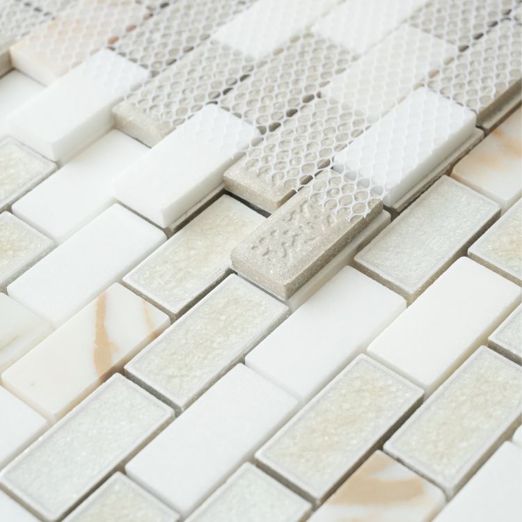 Swiss Calacatta Brick 11.75'' x 11.75''
