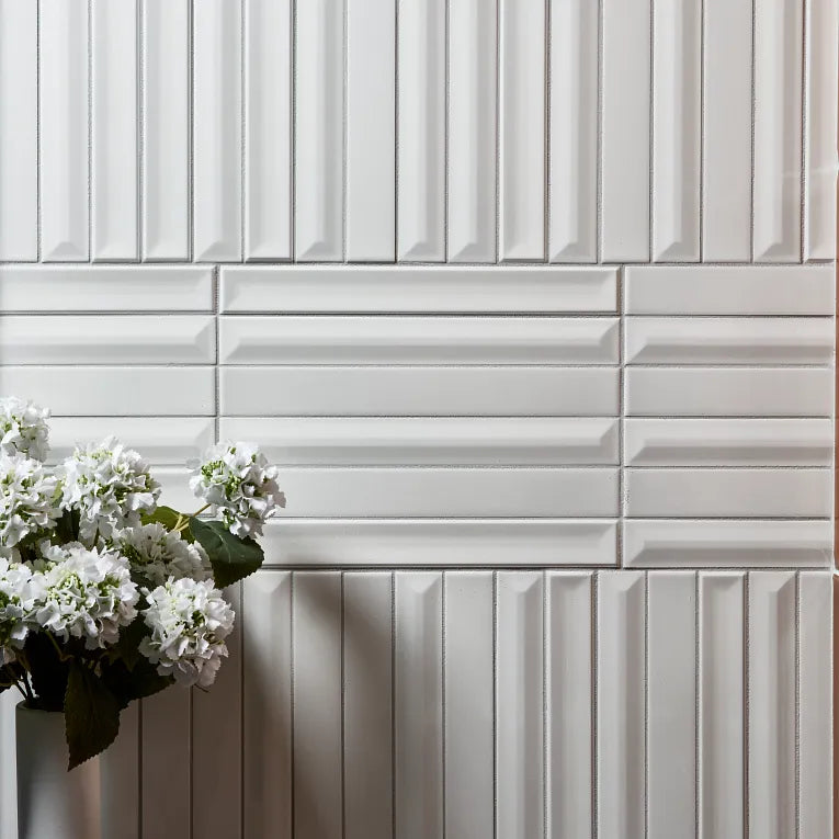 GEM BIANCO 2x16 - SOGNARE DECORATIVE TILE COLLECTIONS (SALE)