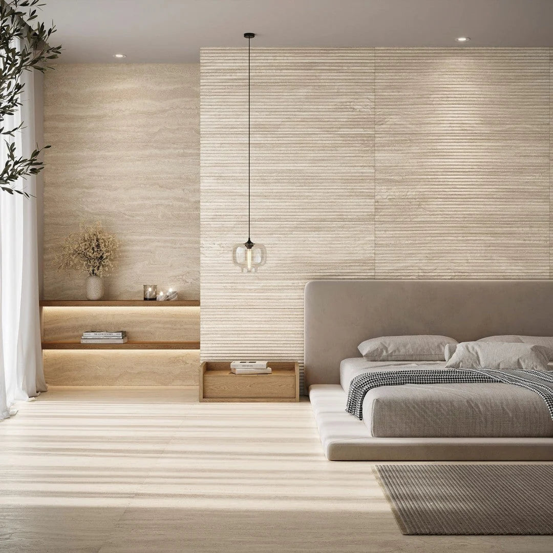 Tivoli Nova 24'' x 48'' Natural Matte Fluted Tile