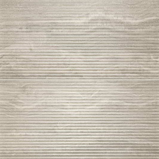 Tivoli Nova 24'' x 48'' Natural Matte Fluted Tile