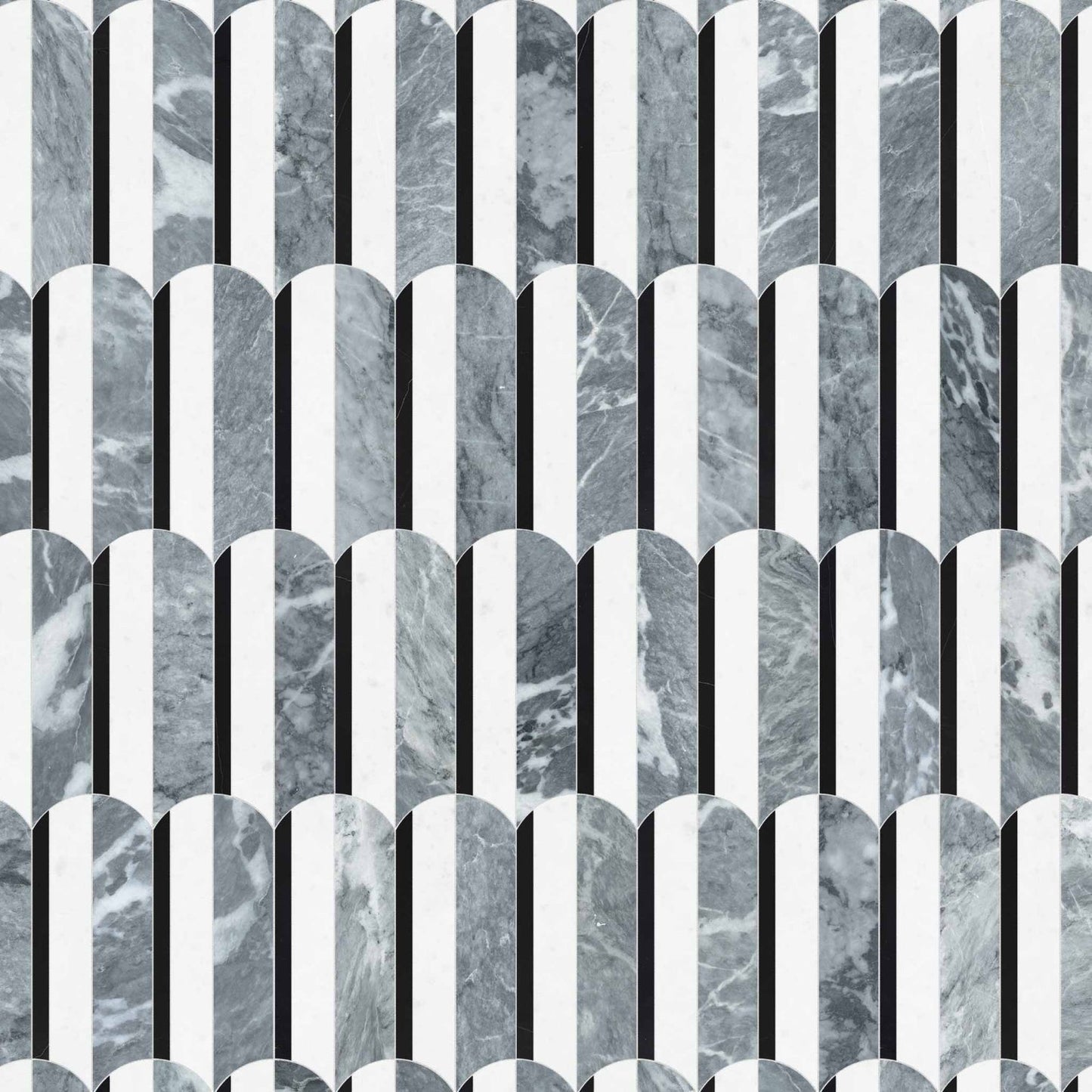 SOGNARE MONOCHROMO MULTIFINISH PIANO MOSAIC - WAVE COLLECTION
