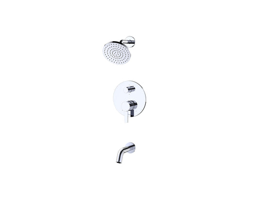 SSI Citi Tub and 6'' Shower Trim Kit (Two Handle) Brushed Nickel