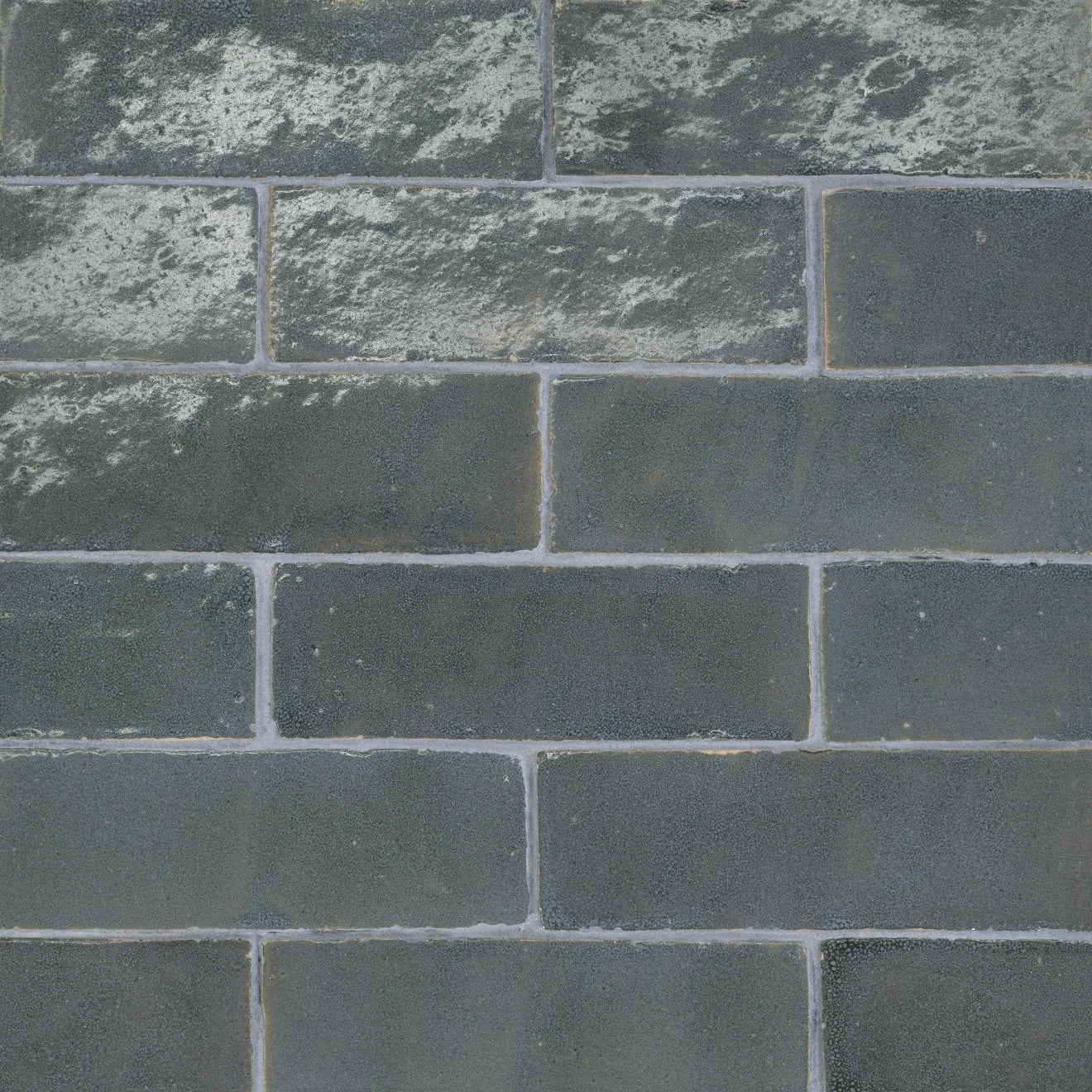 Zagora Charcoal 2'' x 6'' Glossy Zellige Natural Stone