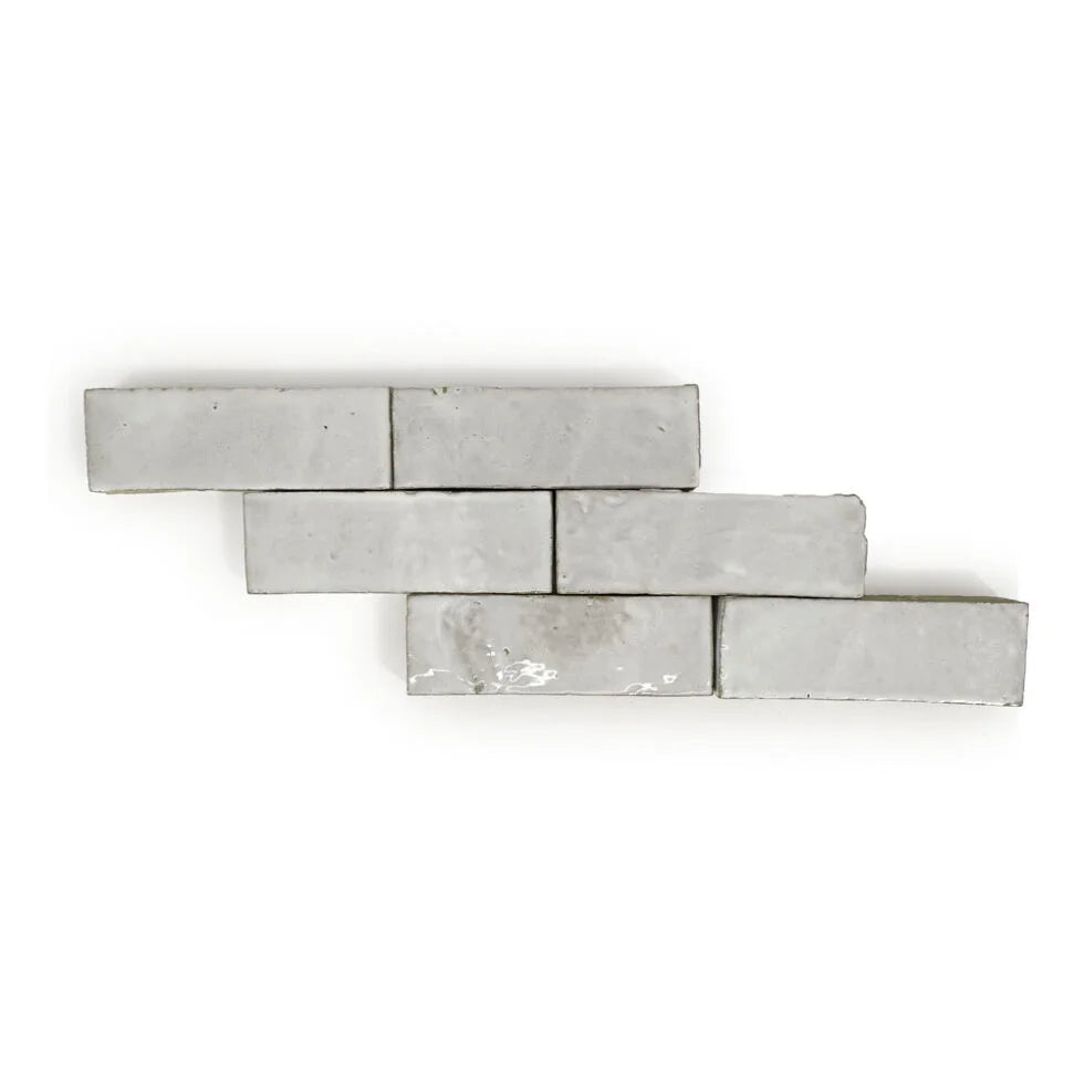 Zellige Classique - Atlas White 2×6