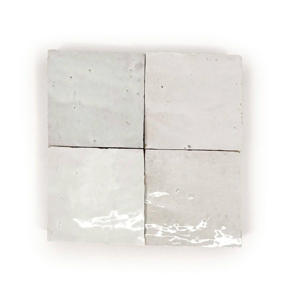 Zellige Classique - Atlas White 4×4