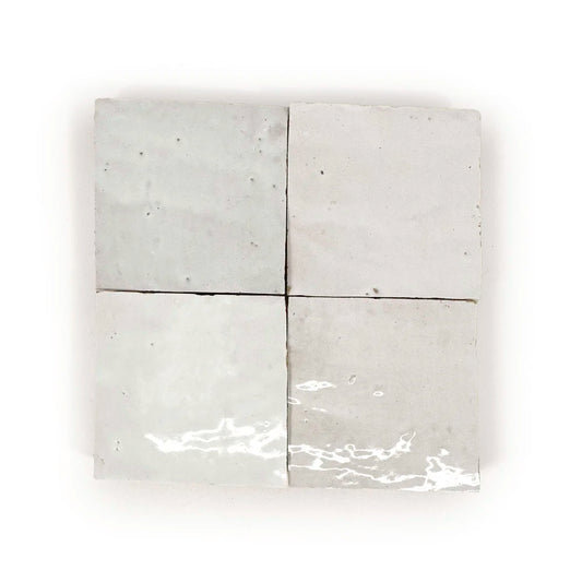 Zellige Classique - Atlas White 4×4