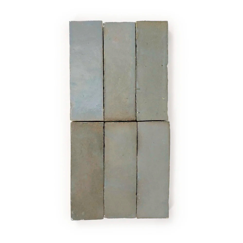 Zellige Classique - Gris Perle 2×6