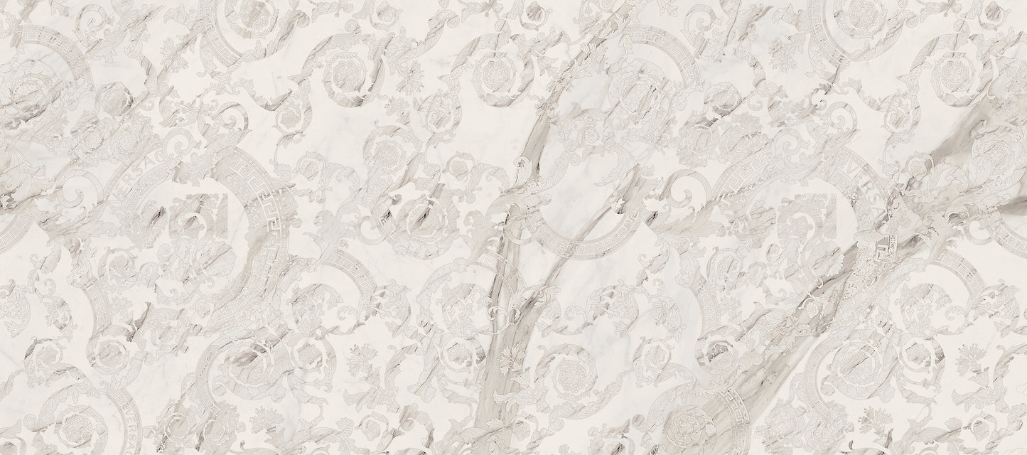 STATUARIO WHITE MEGABAROCCO - VERSACE CERAMICS