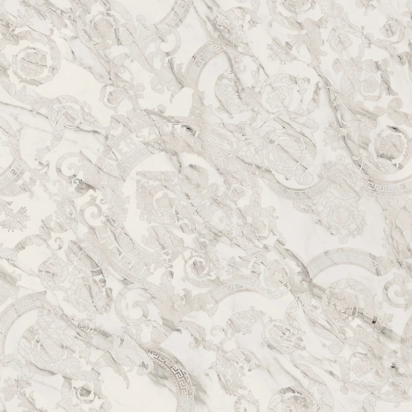 STATUARIO WHITE MEGABAROCCO - VERSACE CERAMICS