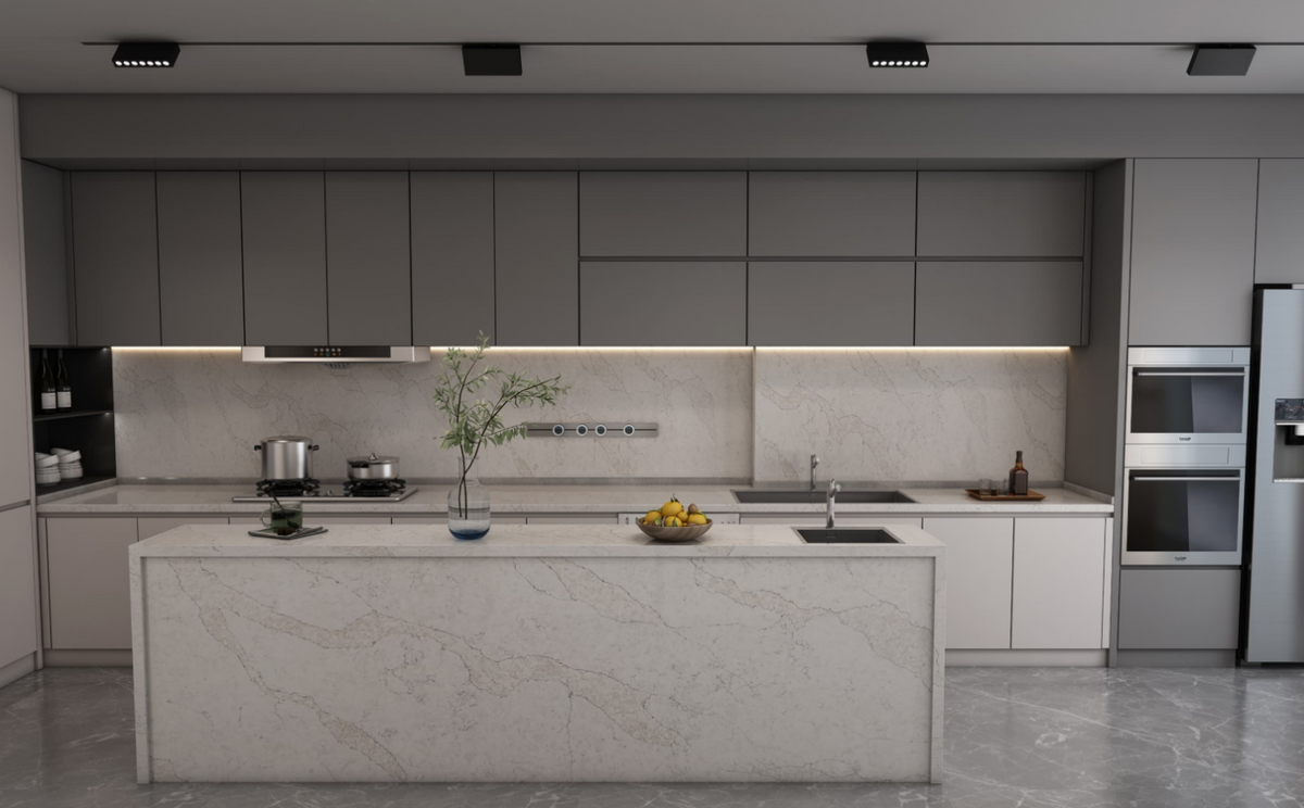 Calacatta Imperia Quartz- SUMMER CLEARANCE- ES