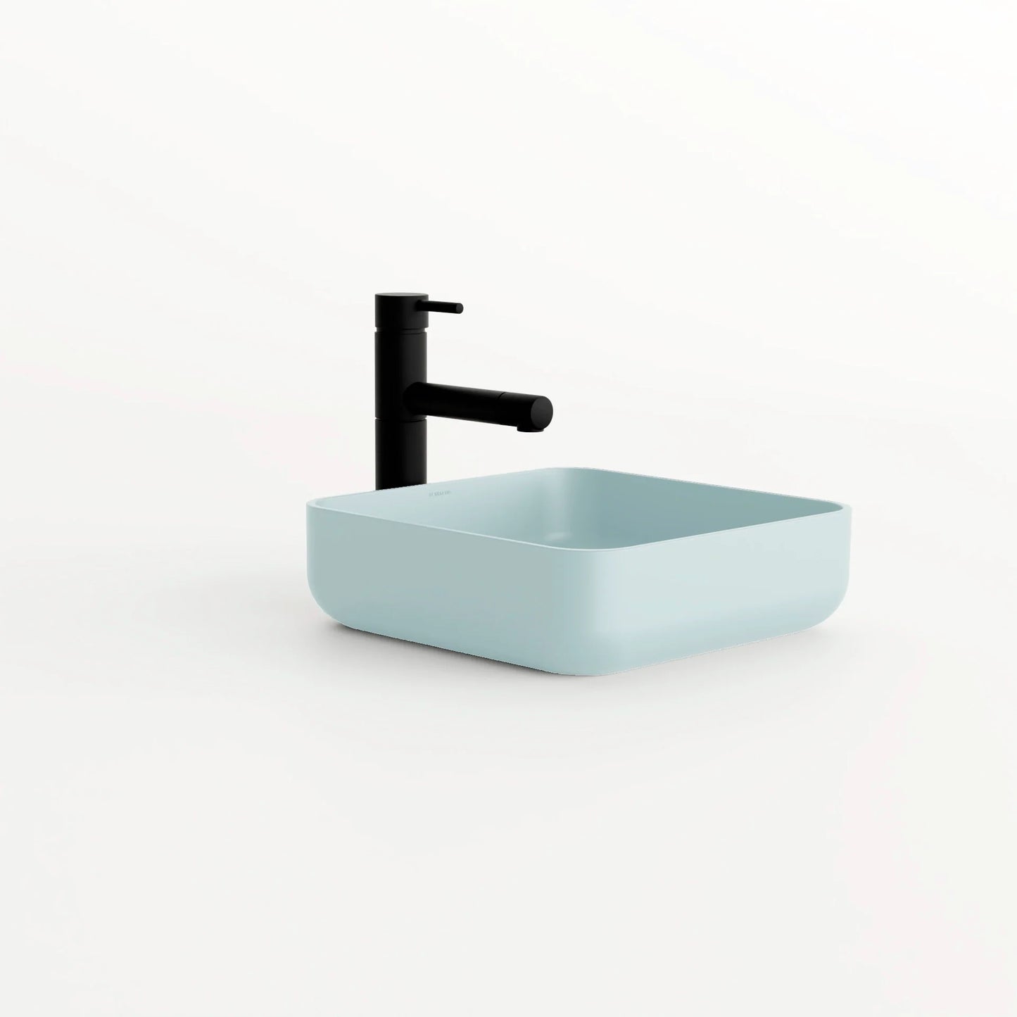 Concrete Vessel Sink Flow 03 Collection 14.5'' Length x 14.5'' Width x 4.3'' Depth