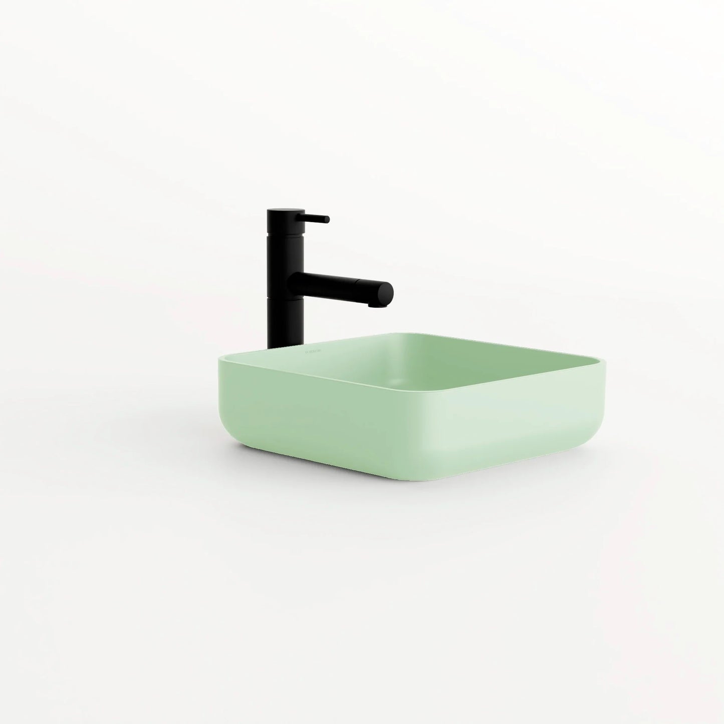 Concrete Vessel Sink Flow 03 Collection 14.5'' Length x 14.5'' Width x 4.3'' Depth