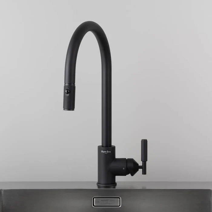 KITCHEN FAUCET PULL OUT W DUAL SPRAY LINEAR (WELDERS BLACK)- BUSTER + PUNCH  NKT-593261