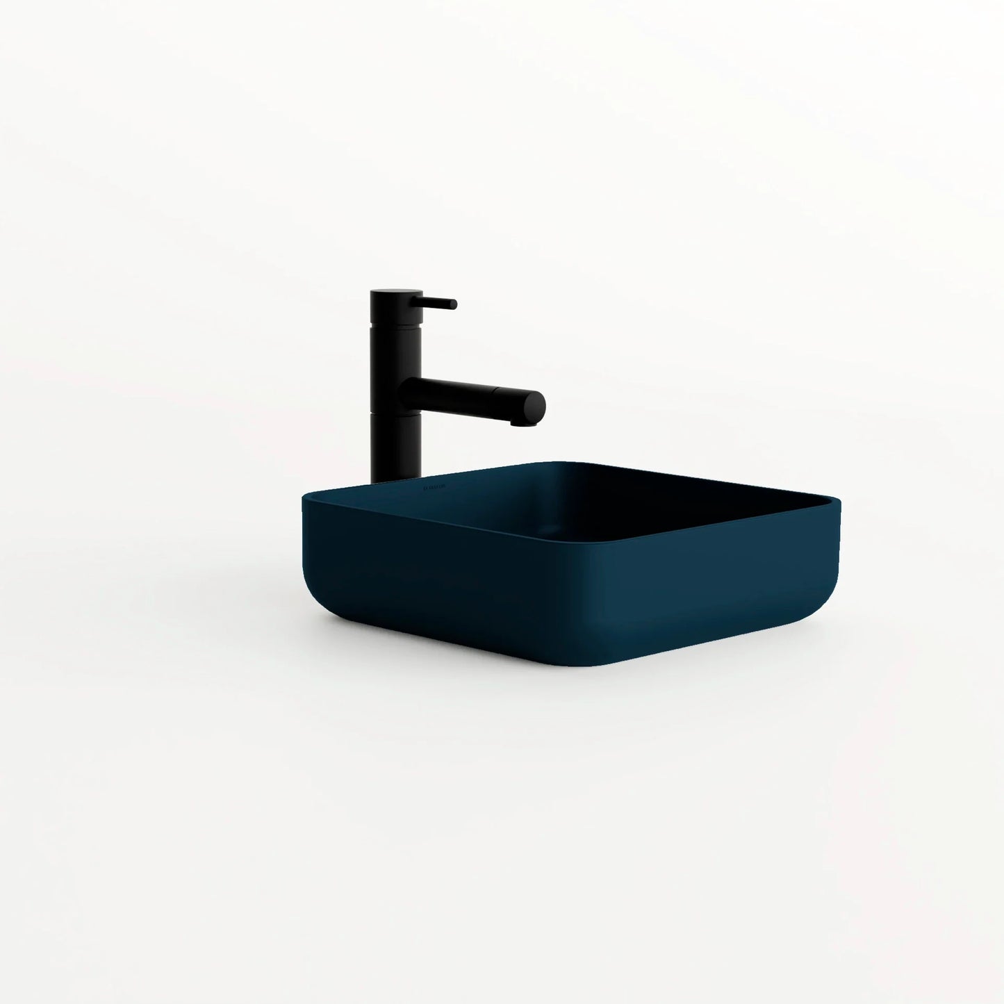 Concrete Vessel Sink Flow 03 Collection 14.5'' Length x 14.5'' Width x 4.3'' Depth