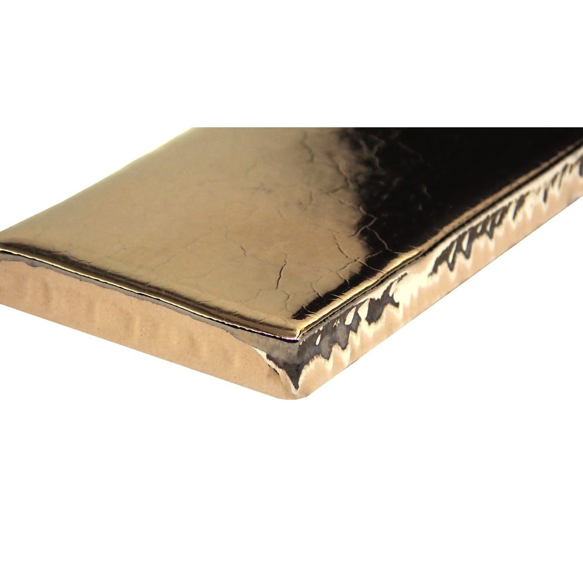E by Emser ELECTRUM - 2X10, GOLD, GLOSSY (SALE)