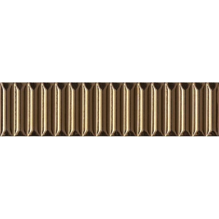 E by Emser ELECTRUM - 2X8 JET, GOLD, GLOSSY (SALE)