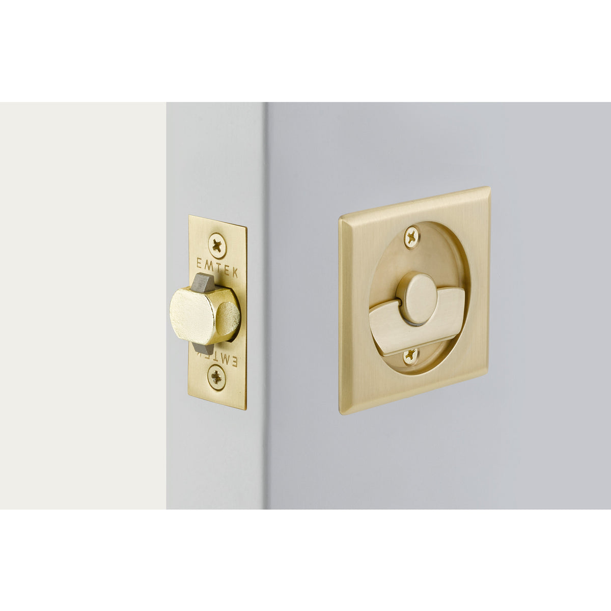 Emtek 2135US4 - Satin Brass / Privacy