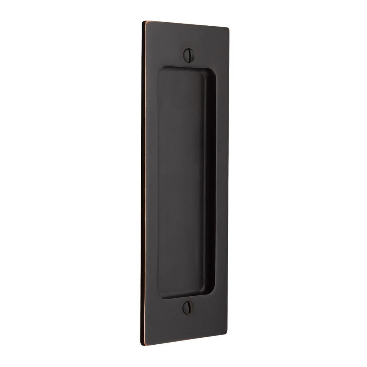 Emtek 2215 Modern Rectangular Flush Pull with Surface Screws - Oil Rubbed Bronze