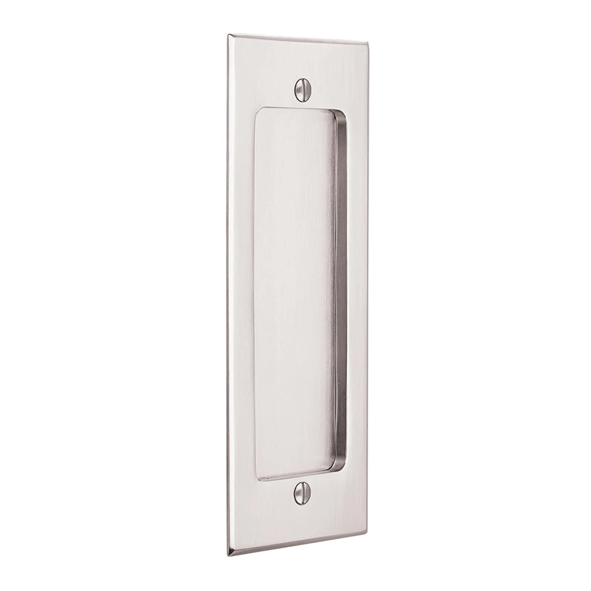 Emtek 2215 Modern Rectangular Flush Pull with Surface Screws - Satin Nickel