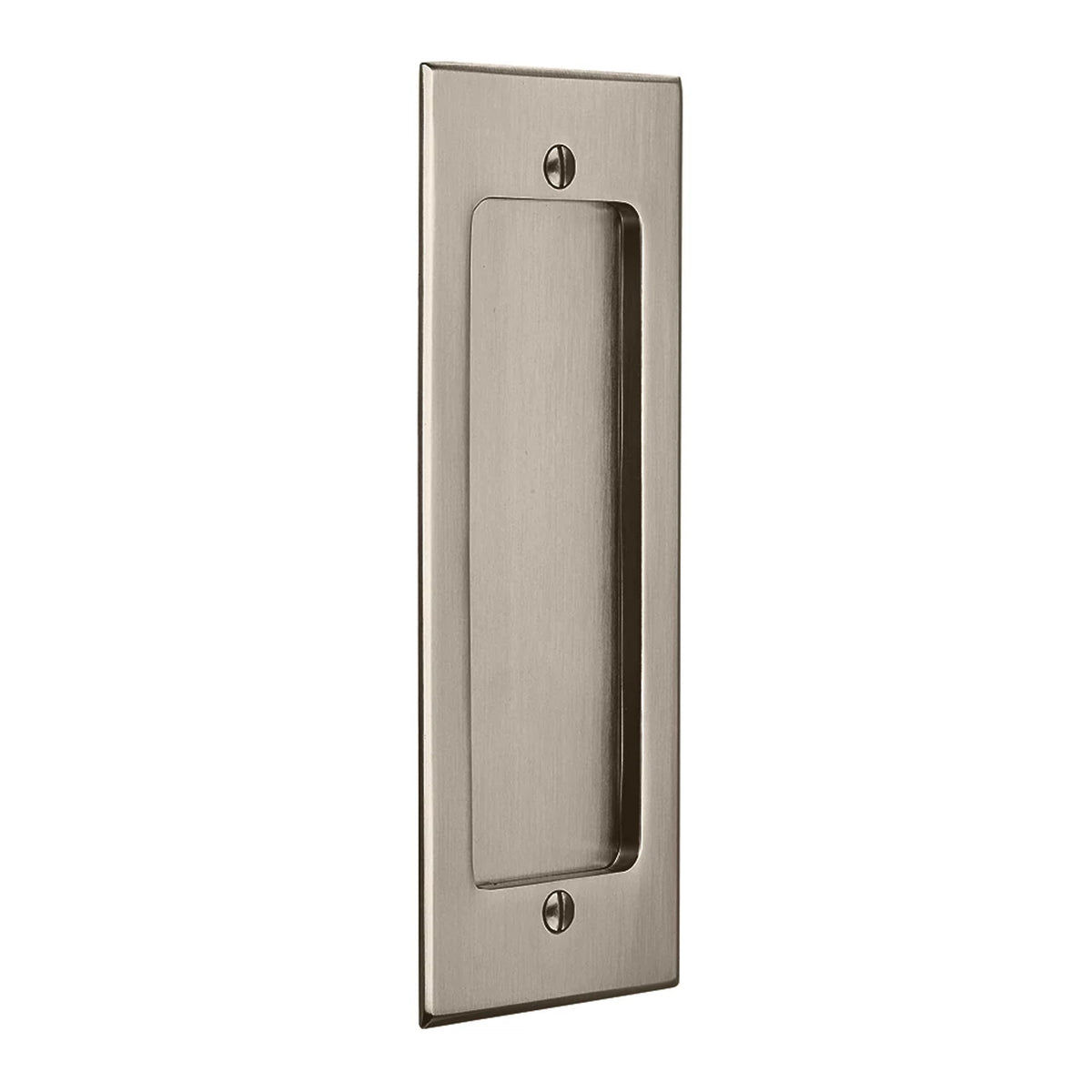 Emtek 2215 Modern Rectangular Flush Pull with Surface Screws - Pewter