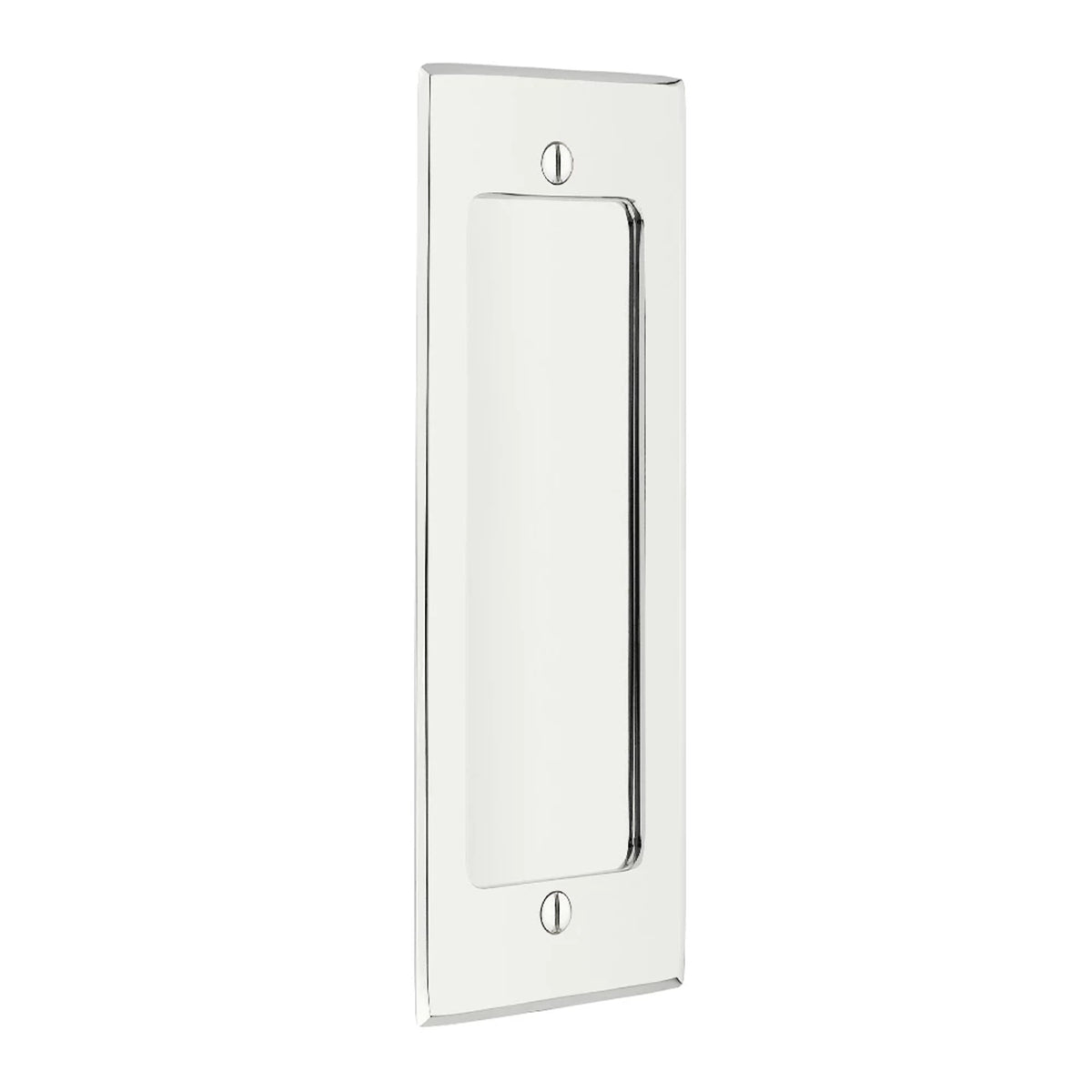 Emtek 2215 Modern Rectangular Flush Pull with Surface Screws - Polished Chrome