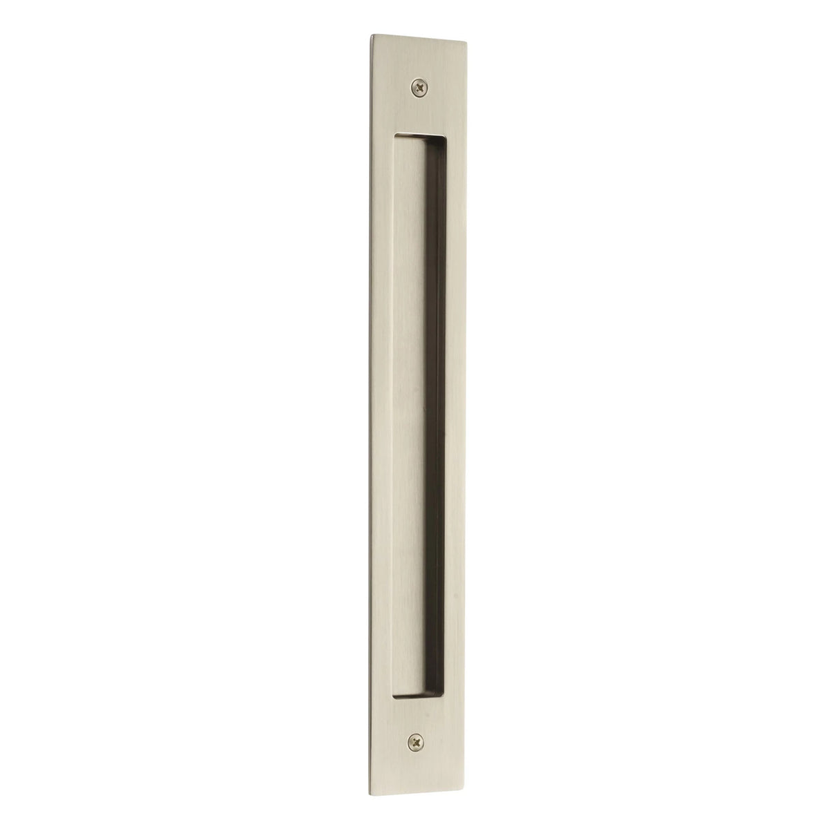 Emtek Modern Rectangular Flush Pull for 12-inch Appliance Pull - 221714 - Satin Nickel