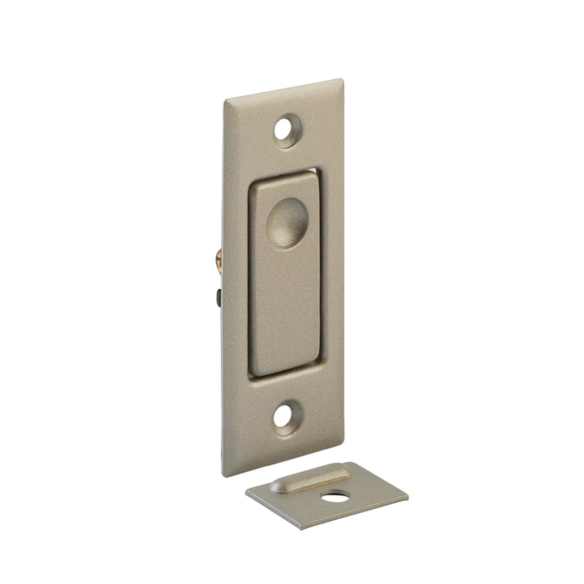 Emtek 2219 Jamb Bolt in Tumbled White Bronze (TWB)