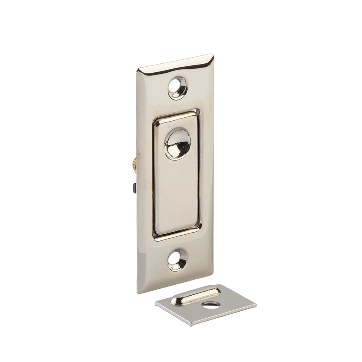 Emtek 2219 Jamb Bolt in Polished Nickel (US14)