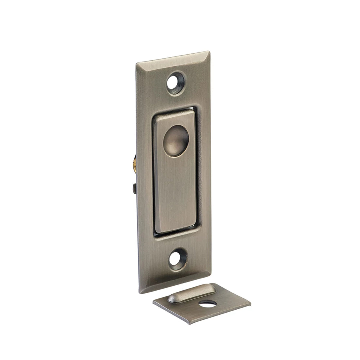 Emtek 2219 Jamb Bolt in Pewter (US15A)