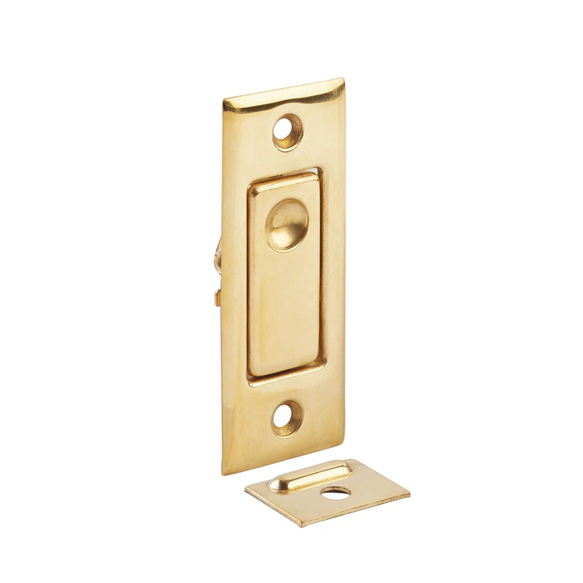 Emtek 2219 Jamb Bolt in Unlacquered Brass (US3NL)