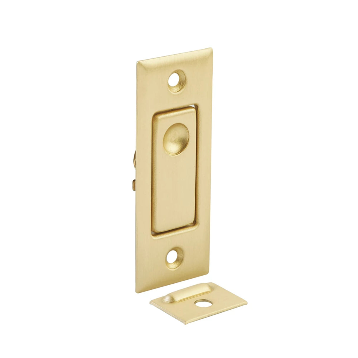 Emtek 2219 Jamb Bolt in Satin Brass (US4)