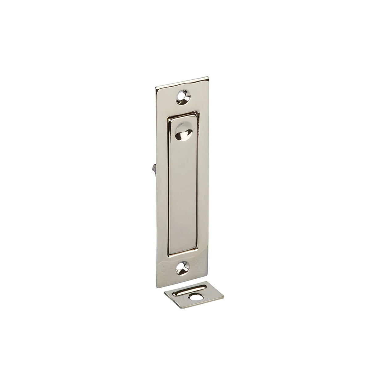 Emtek 2220 Modern Rectangular Jamb Bolt - Polished Nickel (2220US14)