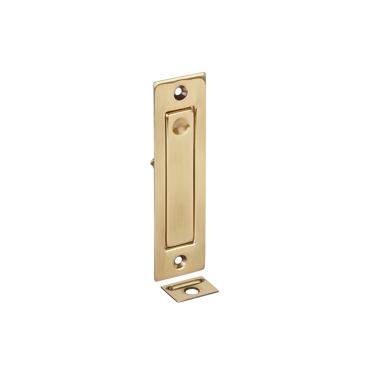 Emtek 2220 Modern Rectangular Jamb Bolt - French Antique (2220US7)