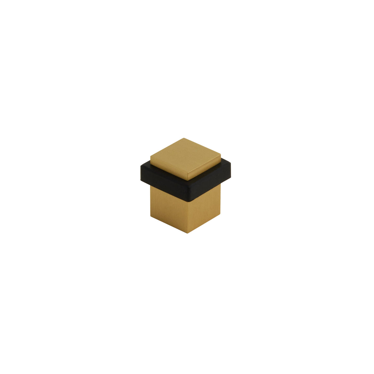 Emtek 2234US4 Square Floor Bumper, Satin Brass, 1 3/8