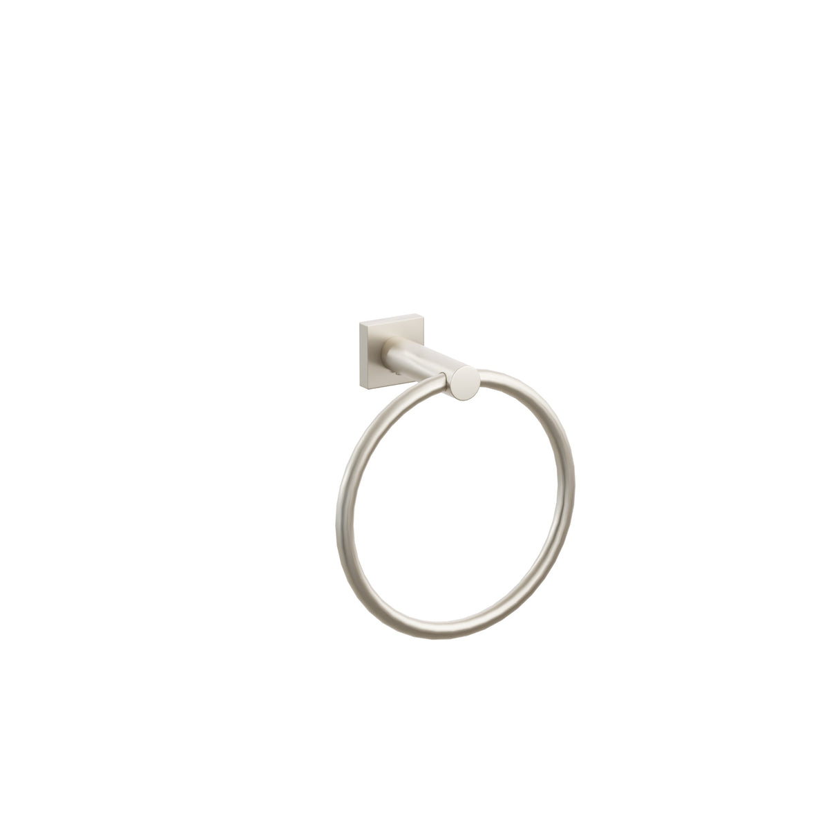 Emtek Modern Tubular Brass Towel Ring 2282MQUS15