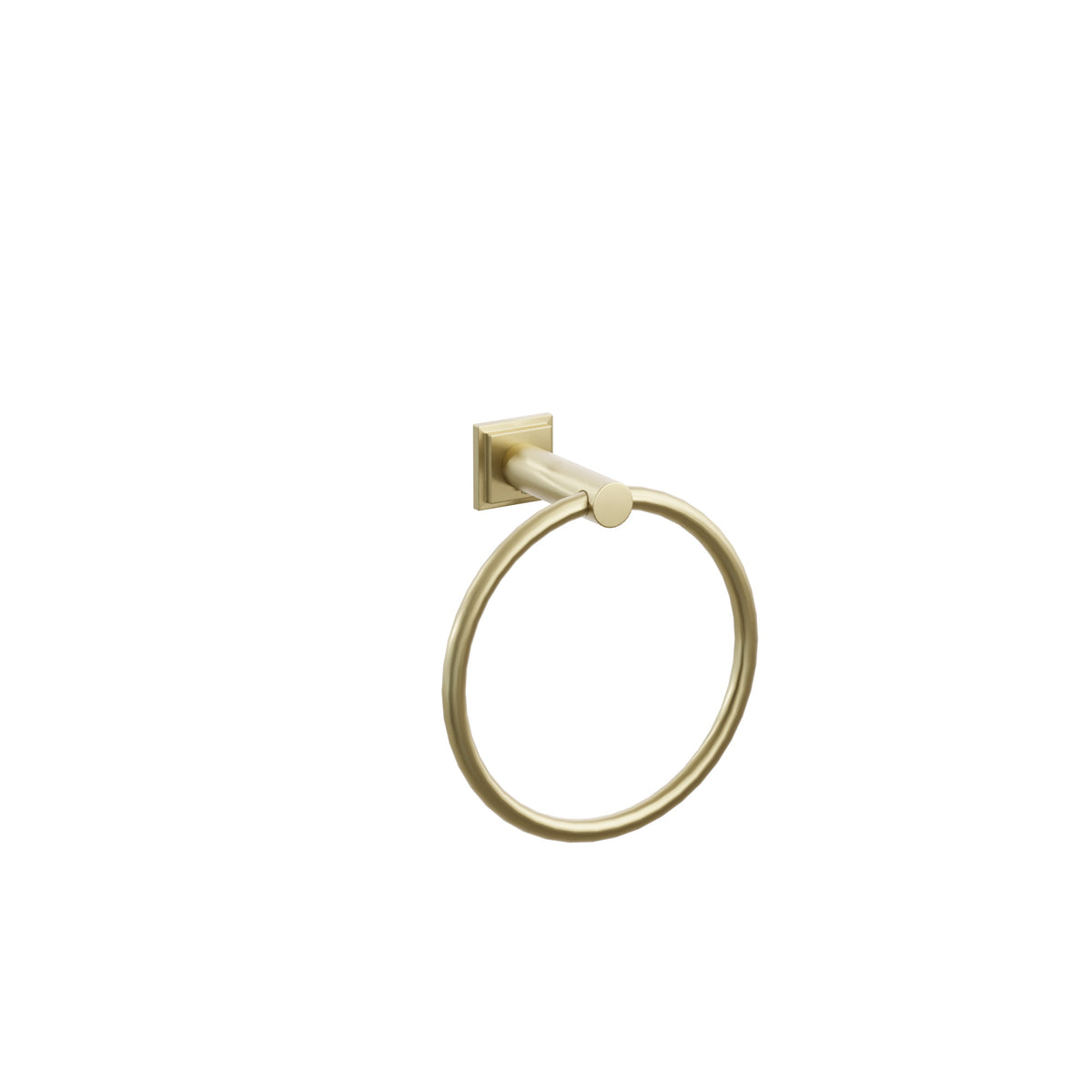 Emtek Modern Tubular Brass Towel Ring 2282TQUS4