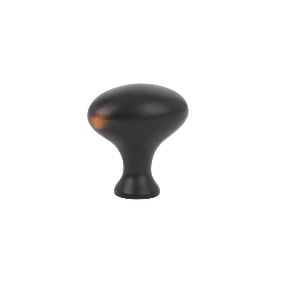 Emtek Egg cabinet knob 1 inch in Oil Rubbed Bronze - 86015US10B