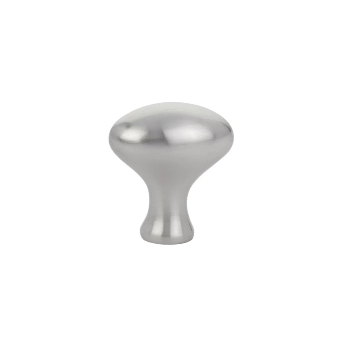 Emtek Egg cabinet knob 1 inch in Satin Nickel - 86015US15