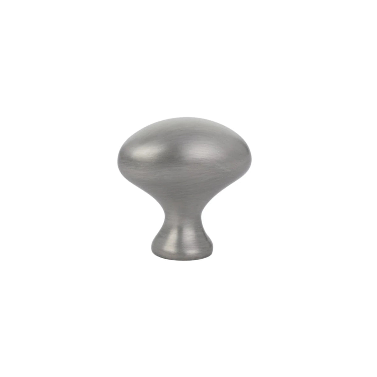 Emtek Egg cabinet knob 1 ¼ inch in Pewter - 86016US15A
