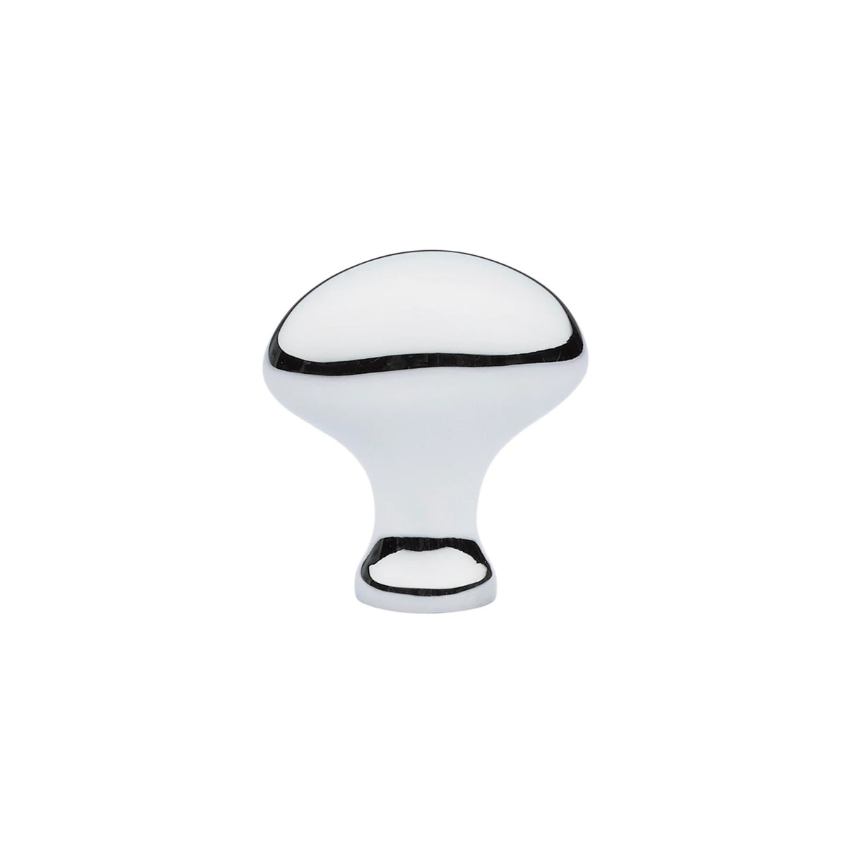Emtek Egg cabinet knob 1 ¼ inch in Polished Chrome - 86016US26