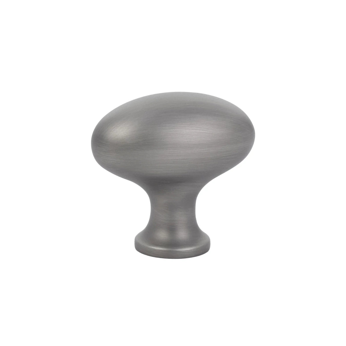 Emtek Egg cabinet knob 1 ¾ inch in Pewter - 86124US15A